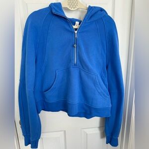 Lululemon Scuba Oversized Half-Zip Hoodie Blue 💙🦋